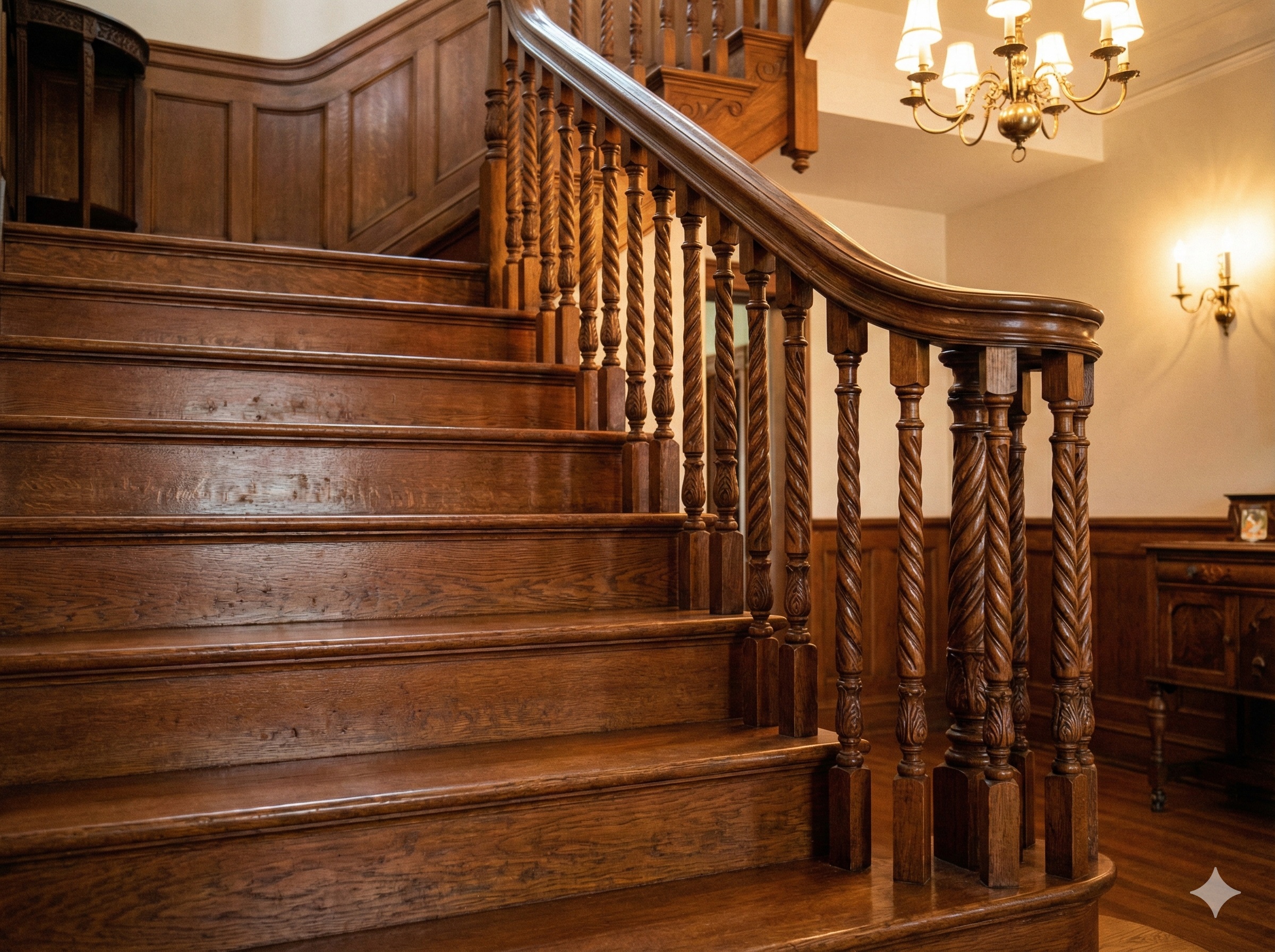 Деревянная лестница